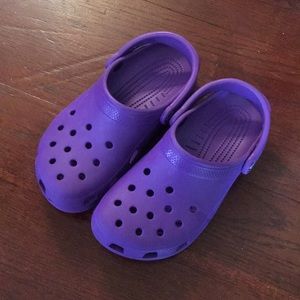 authentic purple crocs